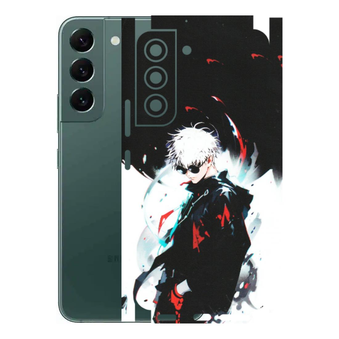Samsung A/S Series Phone Skins (All Models) - Gojo Powerful Charater Kaisen Anime - Matte Finish (M-144) Samsung Galaxy S22