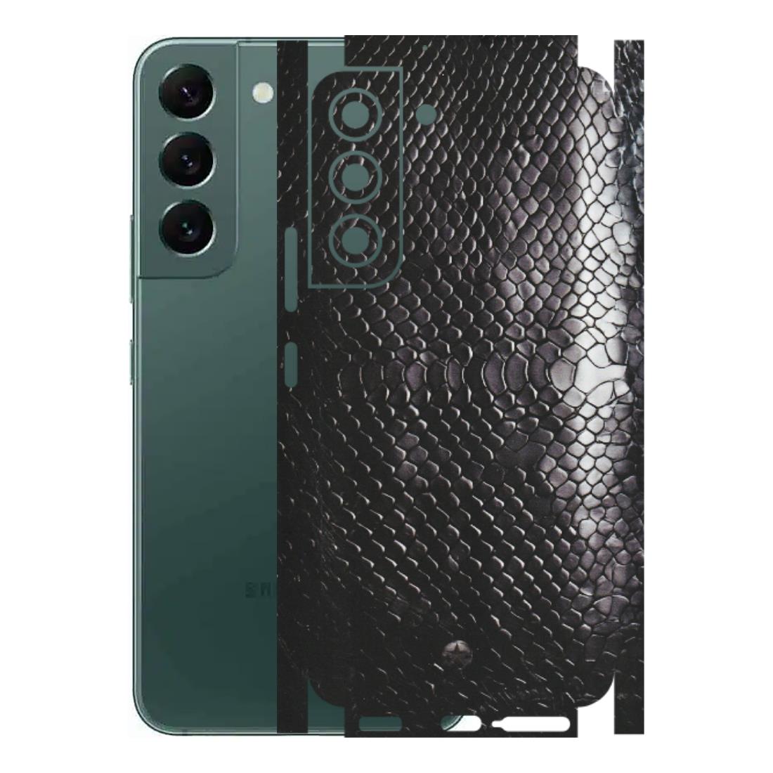 Samsung A/S Series Phone Skins (All Models) - Black Snack Leather - Matte Finish (M-147) Samsung Galaxy S22