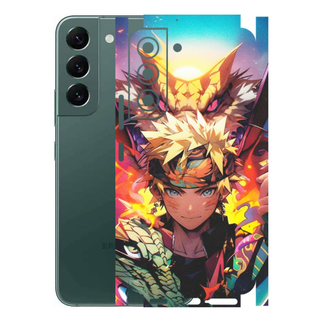 Samsung A/S Series Phone Skins (All Models) - Angry Naruto Anime - Matte Finish (M-148) Samsung Galaxy S22