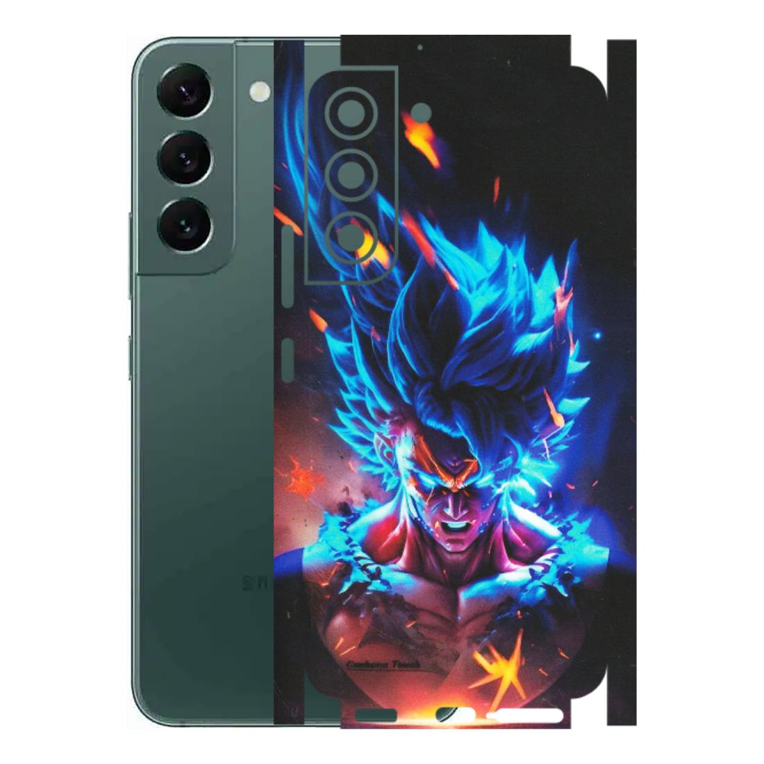 Samsung A/S Series Phone Skins (All Models) - Angry Goku Dragon Ball Anime - Matte Finish (M-150) Samsung Galaxy S22