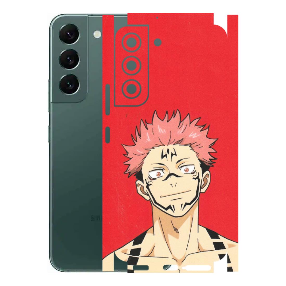 Samsung A/S Series Phone Skins (All Models) - Ryomen Sukuna Fun Anime - Matte Finish (M-153) Samsung Galaxy S22