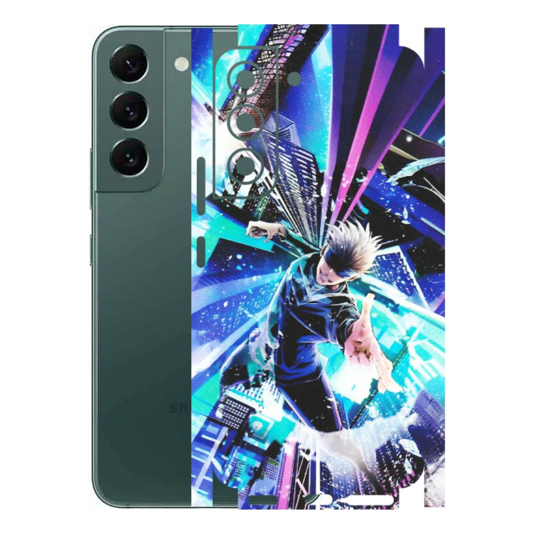 Samsung A/S Series Phone Skins (All Models) - Manga Action Jujustu Kaisen Anime - Matte Finish (M-155) Samsung Galaxy S22