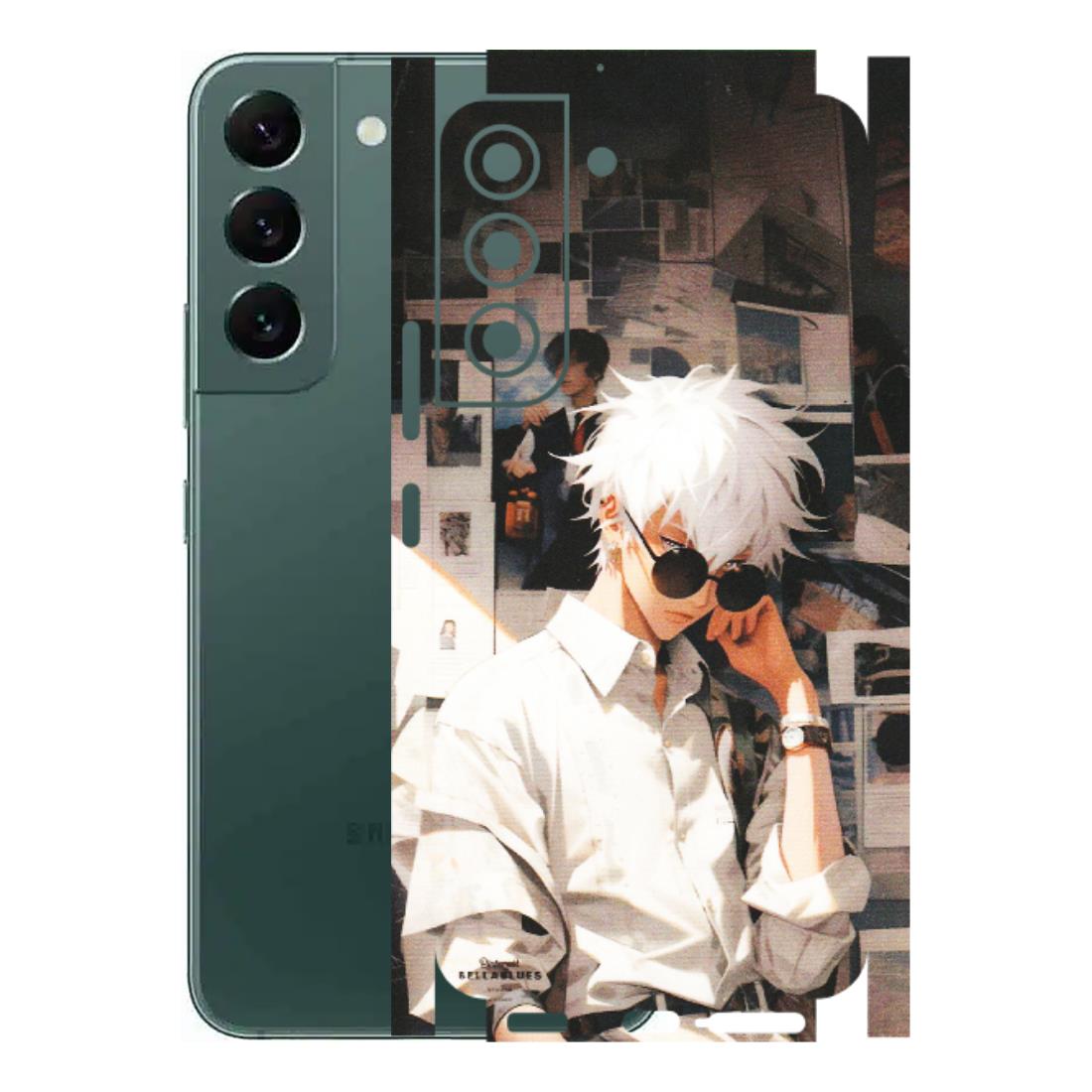 Samsung A/S Series Phone Skins (All Models) - Gojo Satoru Jujustu Kaisen Anime - Matte Finish (M-156) Samsung Galaxy S22