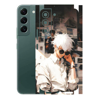 Samsung A/S Series Phone Skins (All Models) - Gojo Satoru Jujustu Kaisen Anime - Matte Finish (M-156) Samsung Galaxy S22