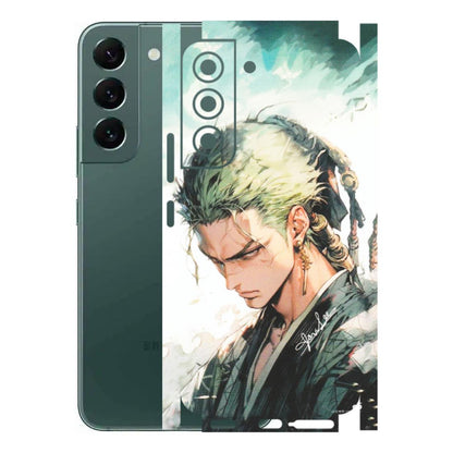 Samsung A/S Series Phone Skins (All Models) - Pirate Hunter One Piece Anime - Matte Finish (M-157) Samsung Galaxy S22