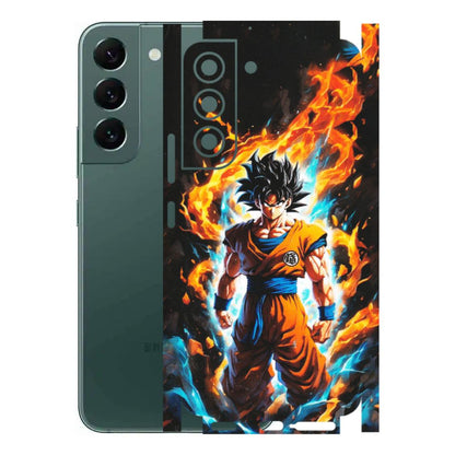 Samsung A/S Series Phone Skins (All Models) - Goku Transformation Anime - Matte Finish (M-159) Samsung Galaxy S22