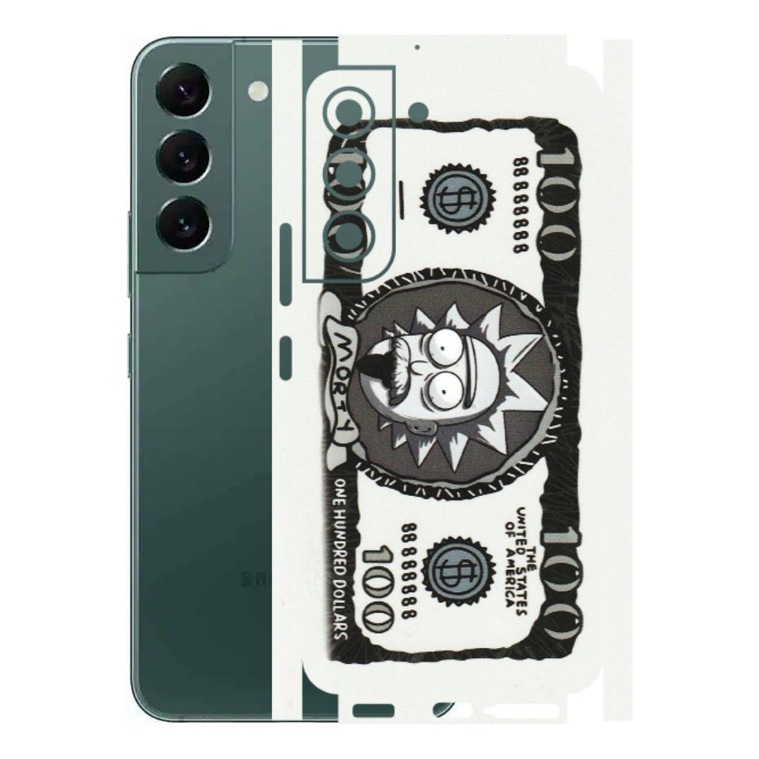 Samsung A/S Series Phone Skins (All Models) - Rick And Morty Hundred Dollar Anime - Matte Finish (M-161) Samsung Galaxy S22