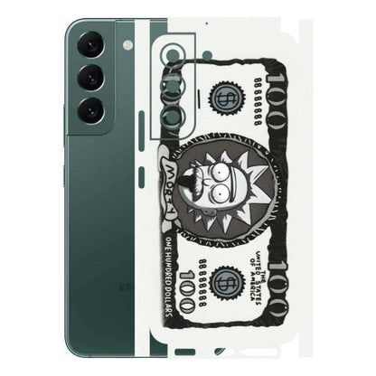 Samsung A/S Series Phone Skins (All Models) - Rick And Morty Hundred Dollar Anime - Matte Finish (M-161) Samsung Galaxy S22