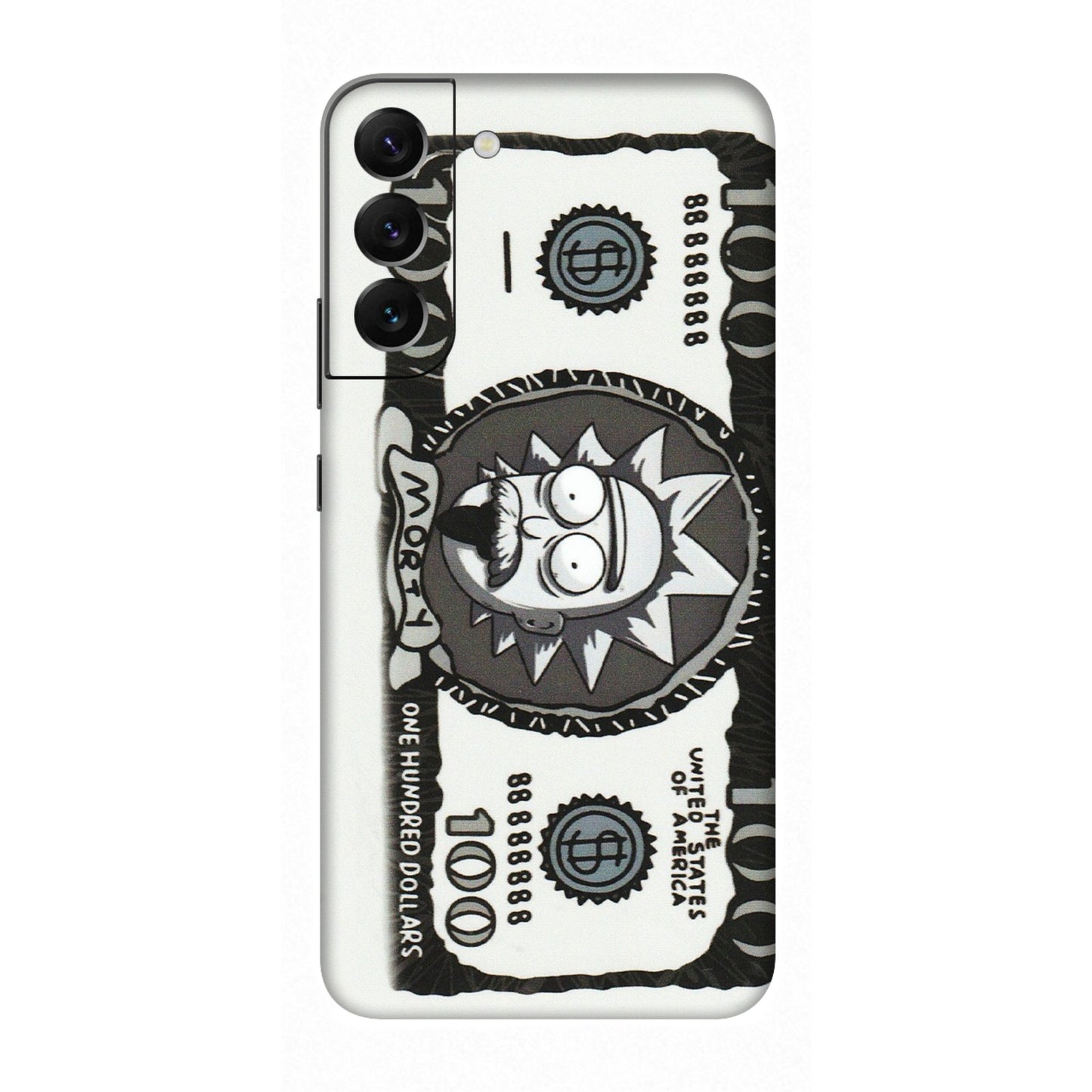 Samsung A/S Series Phone Skins (All Models) - Rick And Morty Hundred Dollar Anime - Matte Finish (M-161) Samsung Galaxy S22