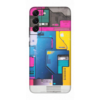 Samsung A/S Series Phone Skins (All Models) - Colourfull Motherboard Internals - Matte Finish (M-55) Samsung Galaxy S22