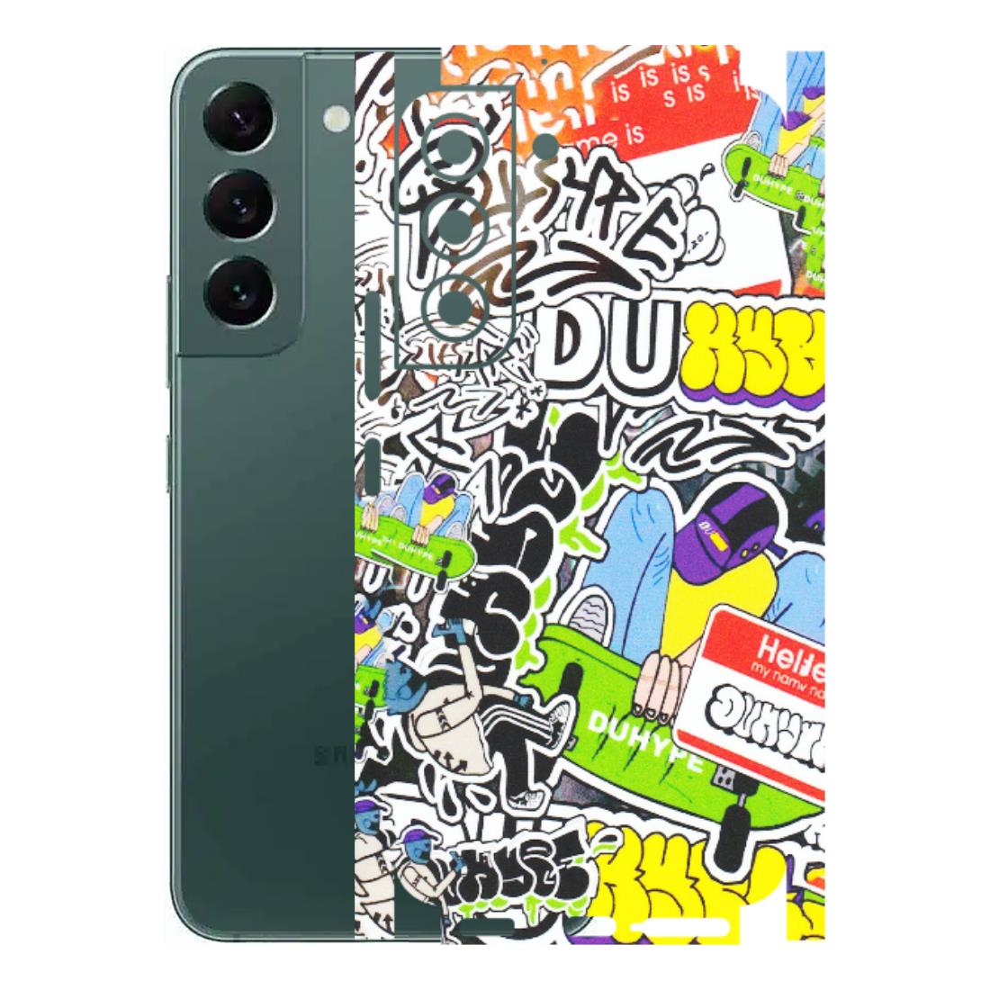 Samsung A/S Series Phone Skins (All Models) - Dope Graffiti - Matte Finish (M-61) Samsung Galaxy S22