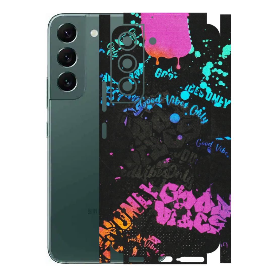 Samsung A/S Series Phone Skins (All Models) - Majestic Black Vibes - Matte Finish (M-62) Samsung Galaxy S22