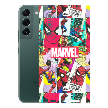 Samsung A/S Series Phone Skins (All Models) - Marvel Comic Spiderman Grafitti - Matte Finish (M-72) Samsung Galaxy S22