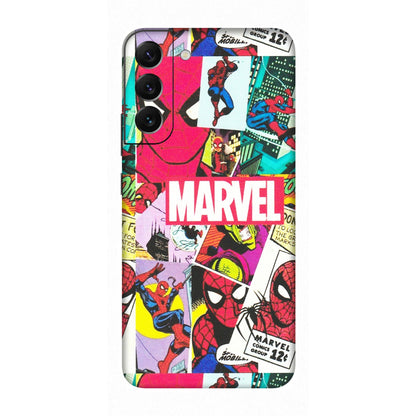 Samsung A/S Series Phone Skins (All Models) - Marvel Comic Spiderman Grafitti - Matte Finish (M-72) Samsung Galaxy S22