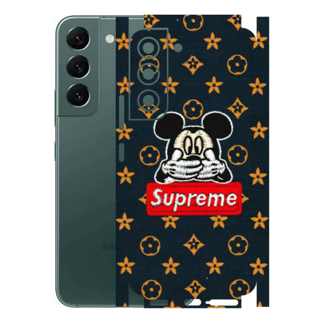 Samsung A/S Series Phone Skins (All Models) - Mickey Supreme - Matte Finish (M-83) Samsung Galaxy S22
