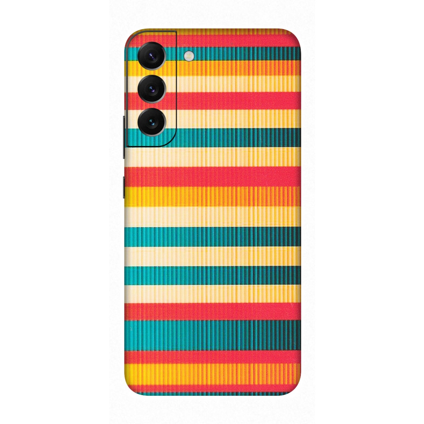 Samsung A/S Series Phone Skins (All Models) - Colourful Stripes Soothing Effect - Matte Finish (M-86) Samsung Galaxy S22