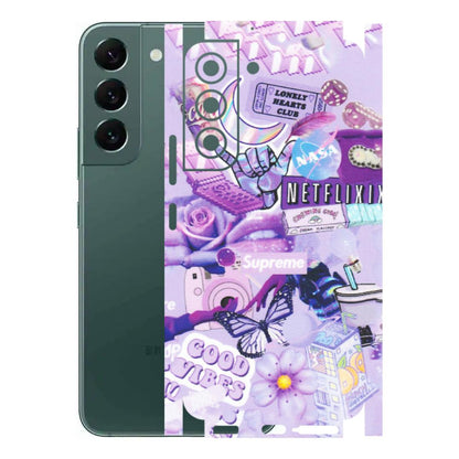 Samsung A/S Series Phone Skins (All Models) - Supreme Purple Magic - Matte Finish (M-88) Samsung Galaxy S22