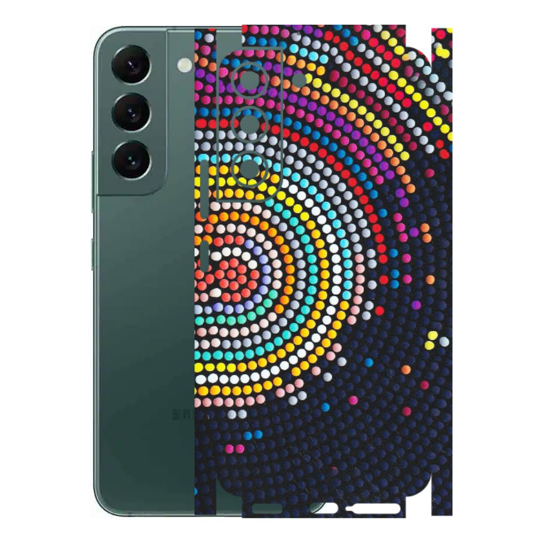 Samsung A/S Series Phone Skins (All Models) - Rainbow Dot Mandala - Matte Finish (M-97) Samsung Galaxy S22