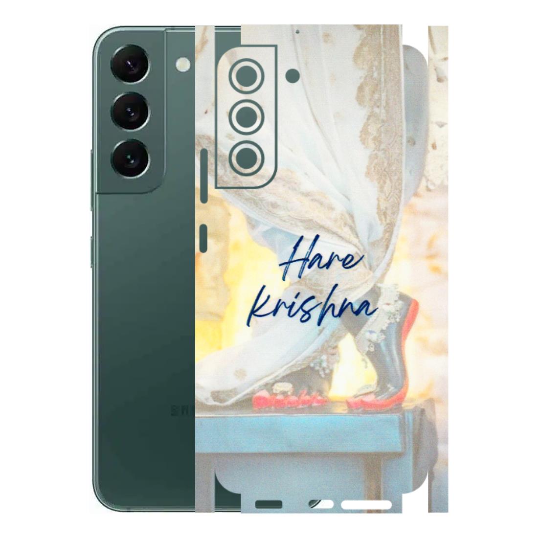 Samsung A/S Series Phone Skins (All Models) - Hare Krishna - 3D Embossed Finish (L-03) Samsung Galaxy S22 Plus