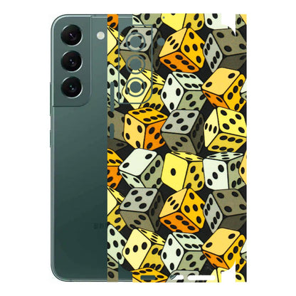 Samsung A/S Series Phone Skins (All Models) - Dices Of Life - 3D Embossed Finish (L-04) Samsung Galaxy S22 Plus
