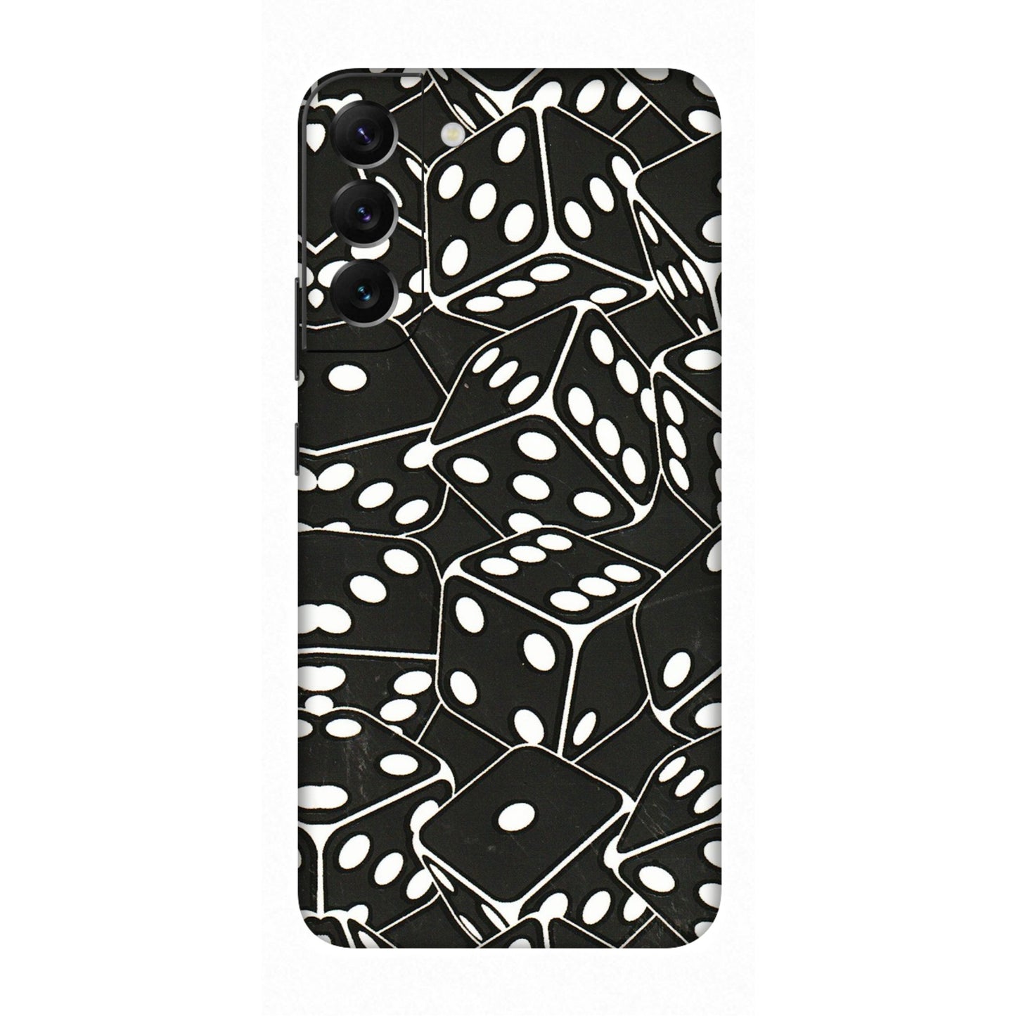 Samsung A/S Series Phone Skins (All Models) - Big Black Dices - 3D Embossed Finish (L-106) Samsung Galaxy S22 Plus
