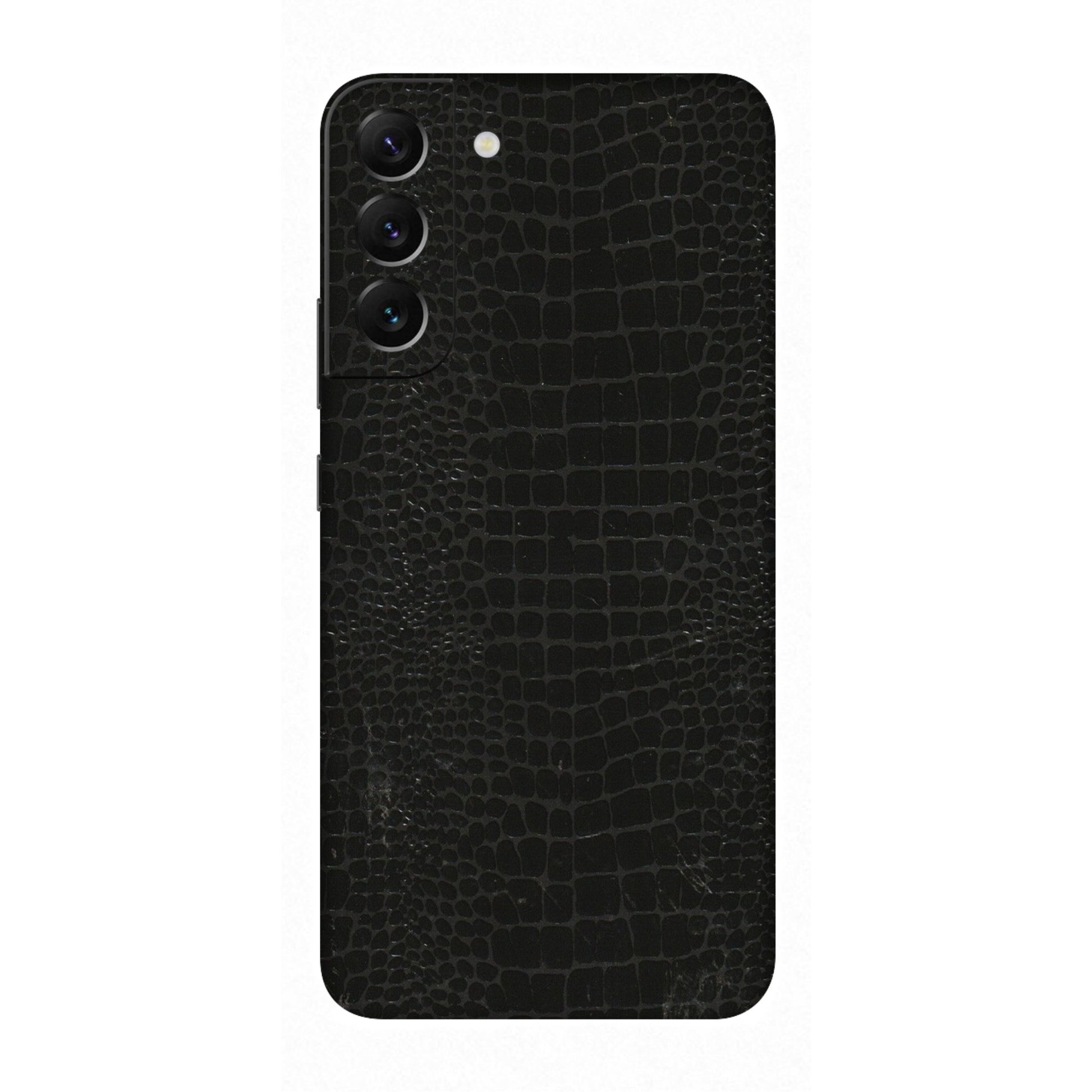 Samsung A/S Series Phone Skins (All Models) - Snake Leather Black - 3D Embossed Finish (L-107) Samsung Galaxy S22 Plus
