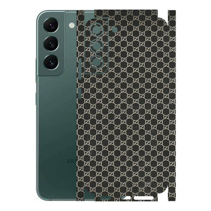 Samsung A/S Series Phone Skins (All Models) - Black G Print - 3D Embossed Finish (L-109) Samsung Galaxy S22 Plus