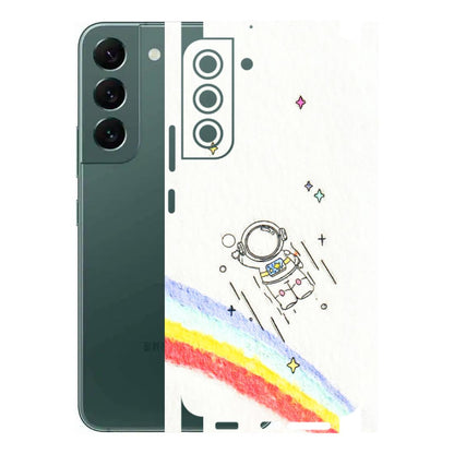 Samsung A/S Series Phone Skins (All Models) - Milkyway Astronaut - 3D Embossed Finish (L-110) Samsung Galaxy S22 Plus