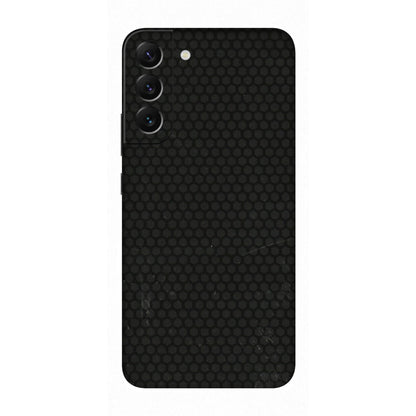 Samsung A/S Series Phone Skins (All Models) - Black honeycomb - 3D Embossed Finish (L-114) Samsung Galaxy S22 Plus