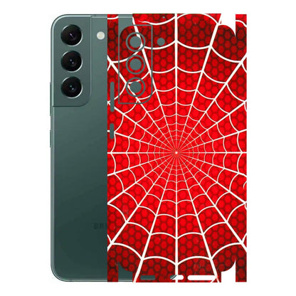 Samsung A/S Series Phone Skins (All Models) - Classic Spidey Web - 3D Embossed Finish (L-115) Samsung Galaxy S22 Plus