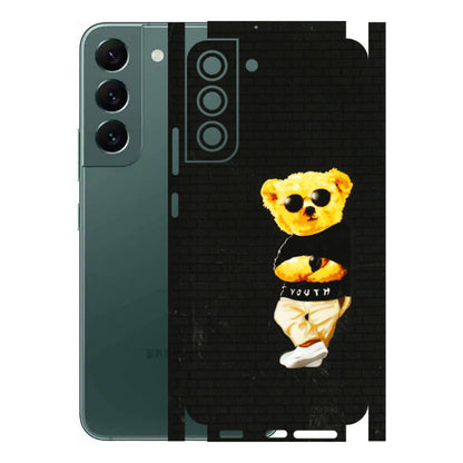Samsung A/S Series Phone Skins (All Models) - Classy Teddy Bear - 3D Embossed Finish (L-116) Samsung Galaxy S22 Plus