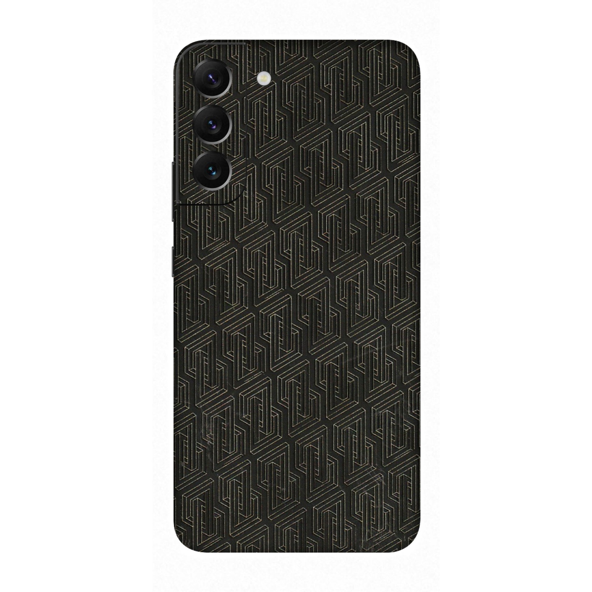 Samsung A/S Series Phone Skins (All Models) - Black Abstract Pattern - 3D Embossed Finish (L-117) Samsung Galaxy S22 Plus