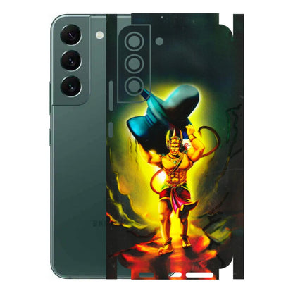 Samsung A/S Series Phone Skins (All Models) - Hanuman Ji - 3D Embossed Finish (L-128) Samsung Galaxy S22 Plus