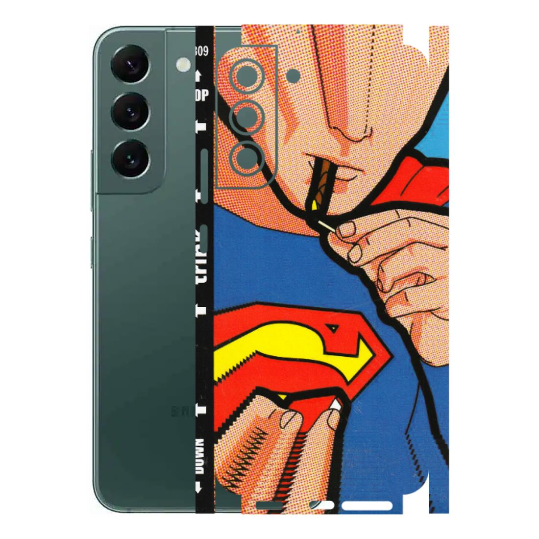 Samsung A/S Series Phone Skins (All Models) - Superman Sutta - 3D Embossed Finish (L-130) Samsung Galaxy S22 Plus