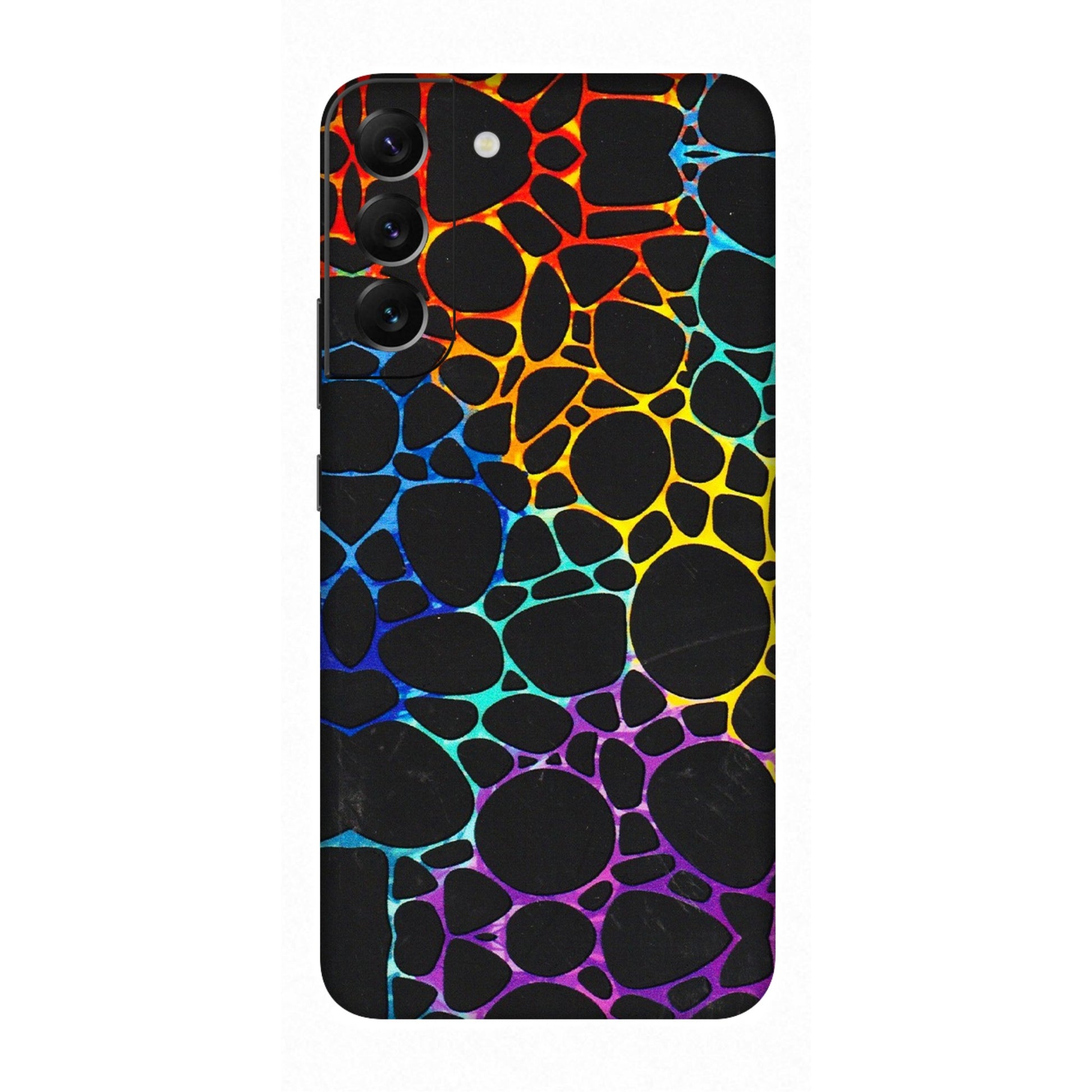 Samsung A/S Series Phone Skins (All Models) - Abstract Art MultiColour - 3D Embossed Finish (L-133) Samsung Galaxy S22 Plus