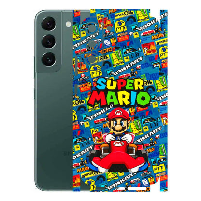 Samsung A/S Series Phone Skins (All Models) - Super Mario Kart - 3D Embossed Finish (L-140) Samsung Galaxy S22 Plus