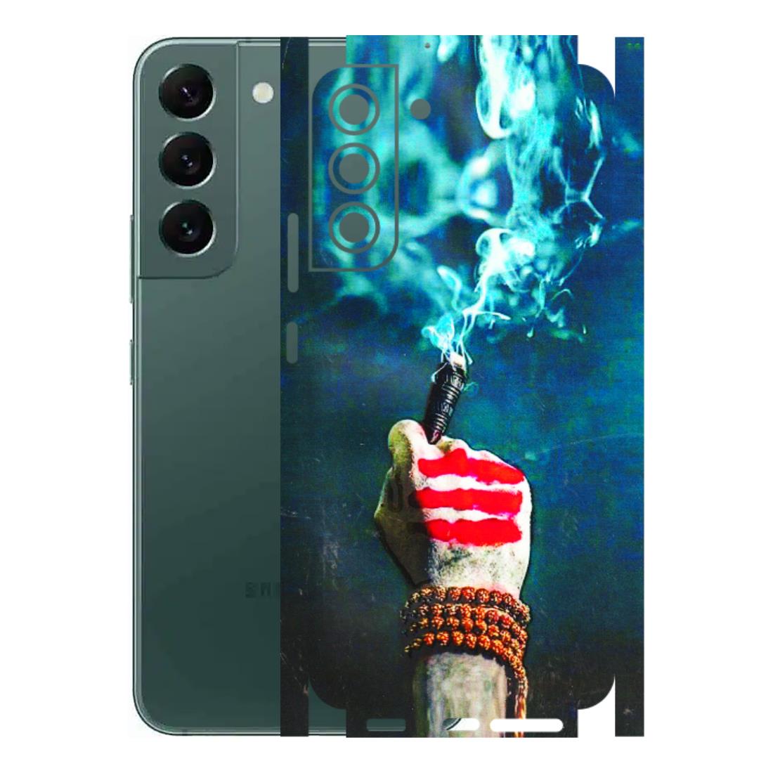 Samsung A/S Series Phone Skins (All Models) - Mahadev Bhakt - 3D Embossed Finish (L-146) Samsung Galaxy S22 Plus