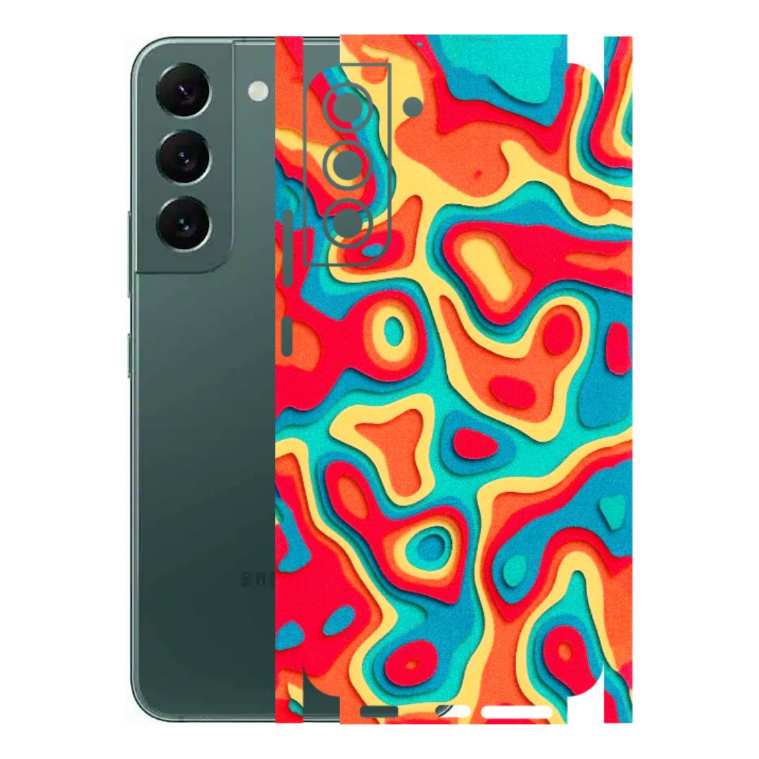Samsung A/S Series Phone Skins (All Models) - Abstract Swirl - 3D Embossed Finish (L-150) Samsung Galaxy S22 Plus
