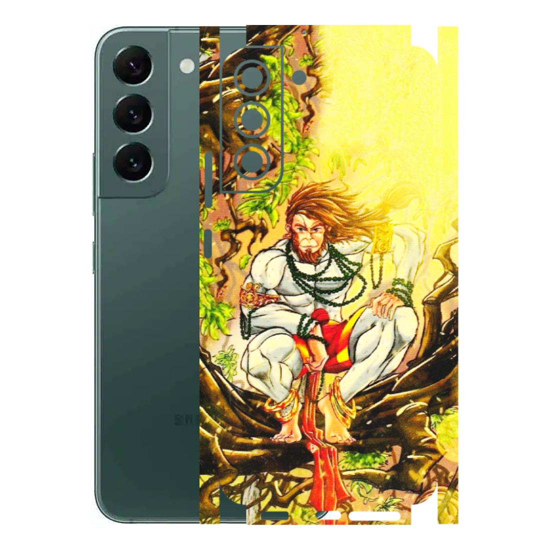 Samsung A/S Series Phone Skins (All Models) - Lord Hanuman - 3D Embossed Finish (L-152) Samsung Galaxy S22 Plus