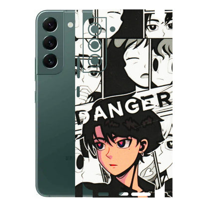 Samsung A/S Series Phone Skins (All Models) - Danger Anime - 3D Embossed Finish (L-155) Samsung Galaxy S22 Plus