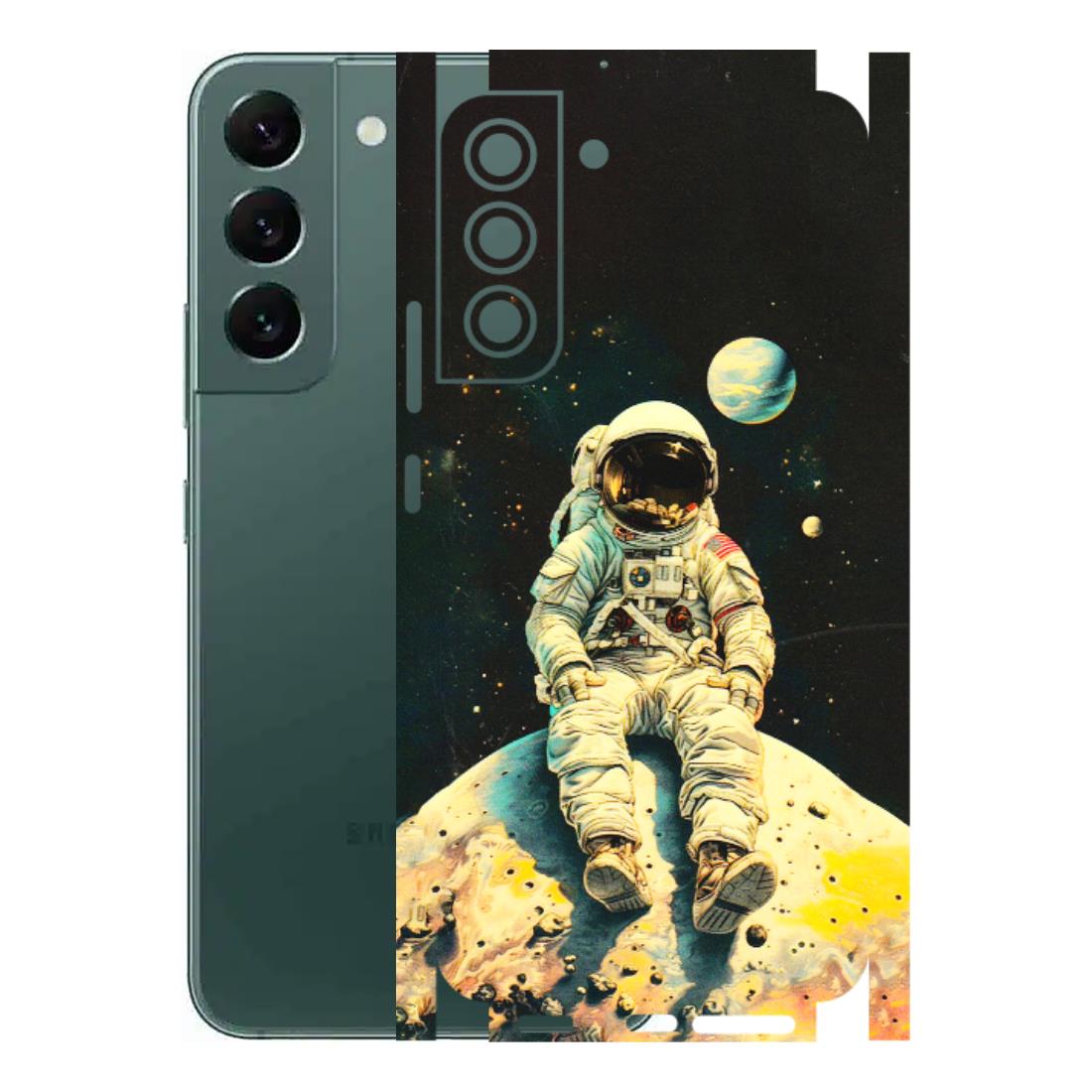 Samsung A/S Series Phone Skins (All Models) - Astronaut in Space - 3D Embossed Finish (L-16) Samsung Galaxy S22 Plus