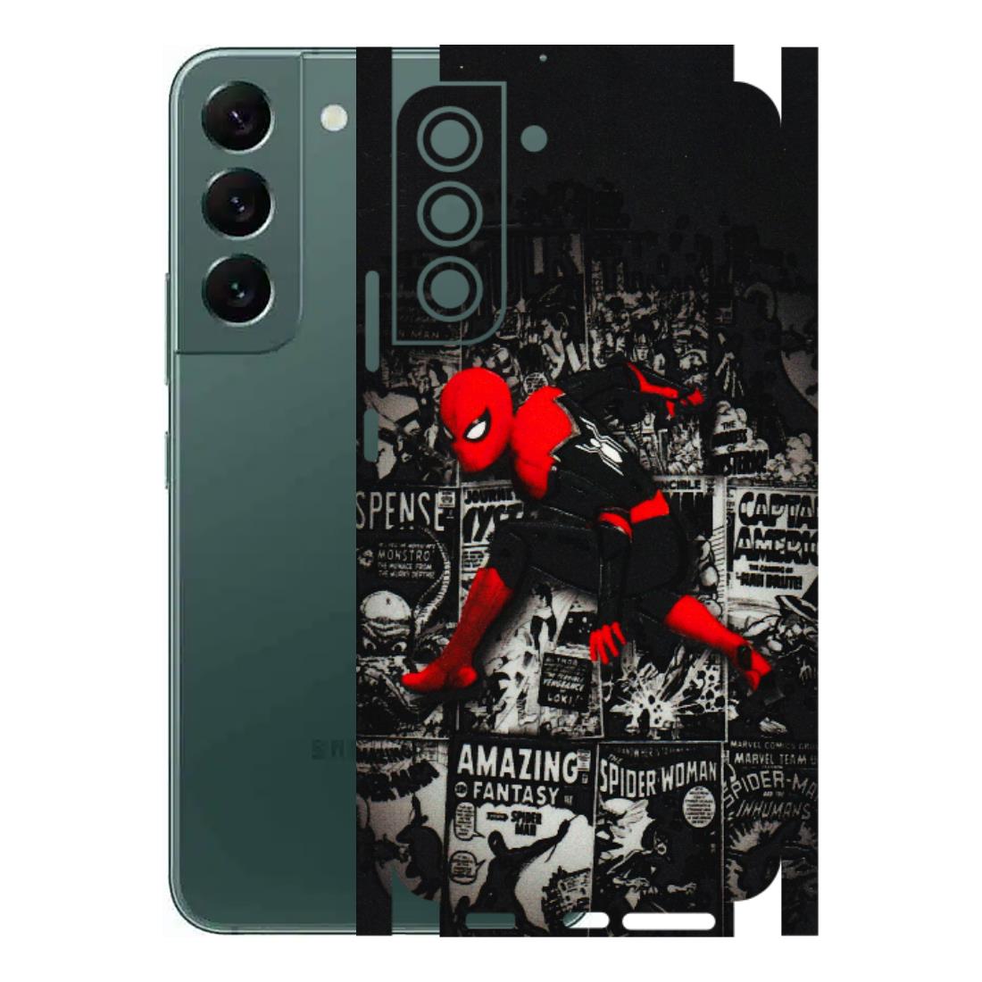 Samsung A/S Series Phone Skins (All Models) - SpiderMan New - 3D Embossed Finish (L-162) Samsung Galaxy S22 Plus