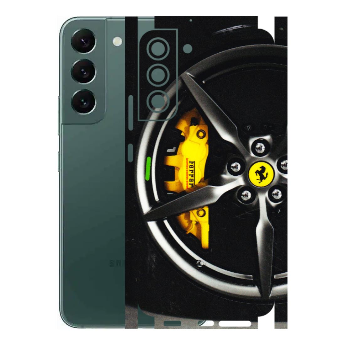Samsung A/S Series Phone Skins (All Models) - Ferrari Wheel Alloy - 3D Embossed Finish (L-173) Samsung Galaxy S22 Plus