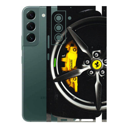 Samsung A/S Series Phone Skins (All Models) - Ferrari Wheel Alloy - 3D Embossed Finish (L-173) Samsung Galaxy S22 Plus