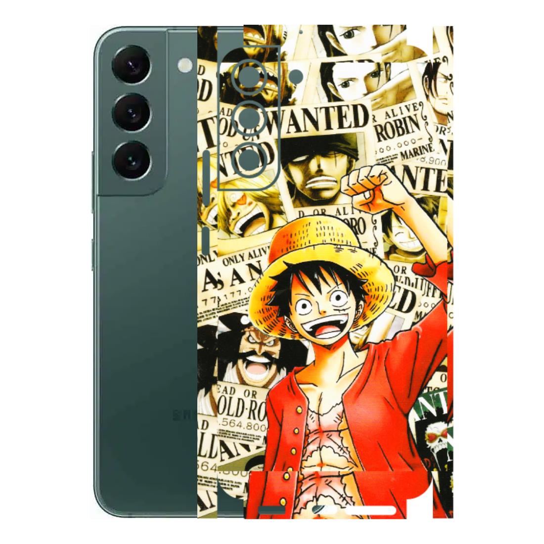 Samsung A/S Series Phone Skins (All Models) - Luffy Anime - 3D Embossed Finish (L-177) Samsung Galaxy S22 Plus