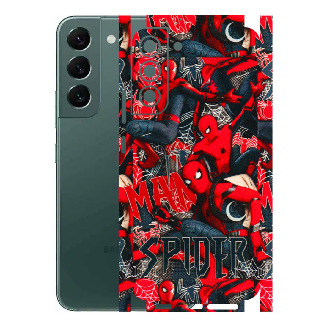 Samsung A/S Series Phone Skins (All Models) - SpiderMan Cool - 3D Embossed Finish (L-188) Samsung Galaxy S22 Plus