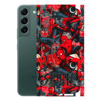 Samsung A/S Series Phone Skins (All Models) - SpiderMan Cool - 3D Embossed Finish (L-188) Samsung Galaxy S22 Plus
