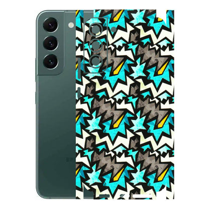 Samsung A/S Series Phone Skins (All Models) - Funky Zig Zag - 3D Embossed Finish (L-223) Samsung Galaxy S22 Plus