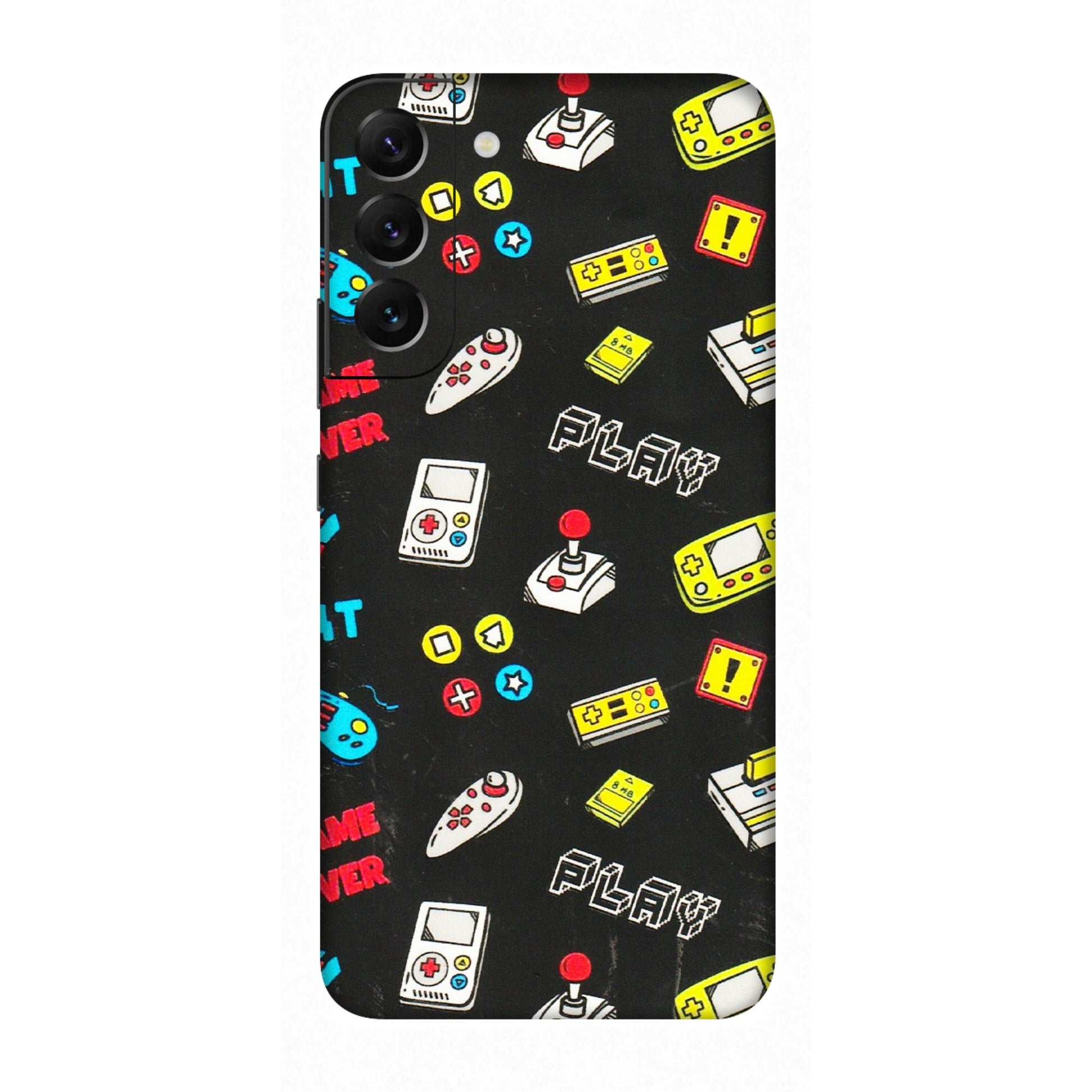 Samsung A/S Series Phone Skins (All Models) - Gaming Doodles - 3D Embossed Finish (L-224) Samsung Galaxy S22 Plus