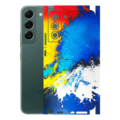 Samsung A/S Series Phone Skins (All Models) - Acrylic Paint Spill - 3D Embossed Finish (L-229) Samsung Galaxy S22 Plus